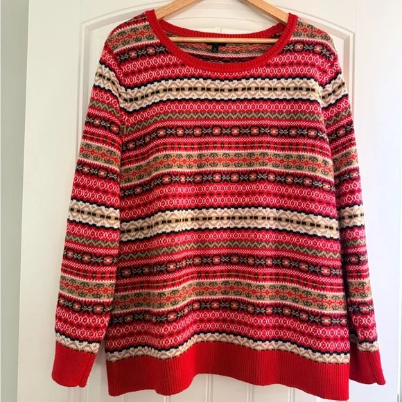 Talbots Multicolor Striped Sweater 2X - Picture 3 of 3